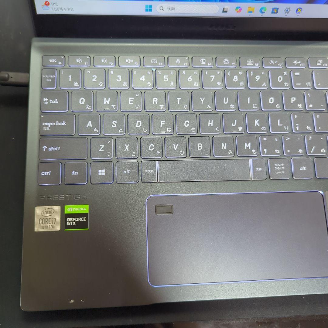 S*6様 MSI Prestige 14 A10SC i7GTX1650 SSD