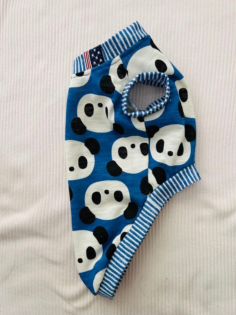 犬服ハンドメイド　タンクトップ(こはく)