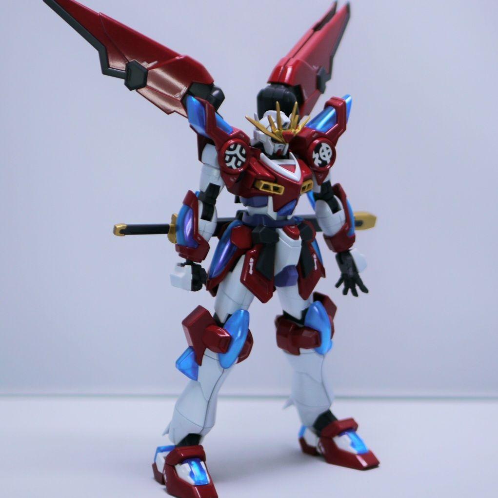HG 神バーニングガンダム 塗装 完成品 バンダイ ガンプラ 1/144