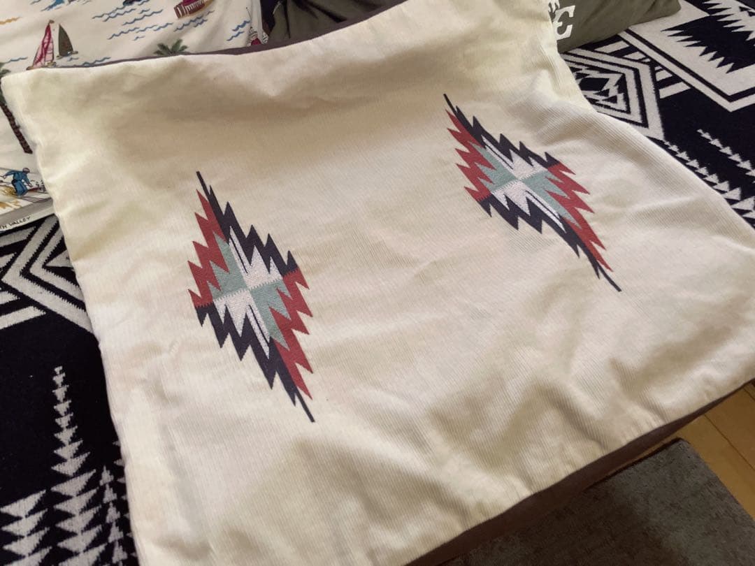 3つセットで！！　BasShu Chimayo クッションカバー