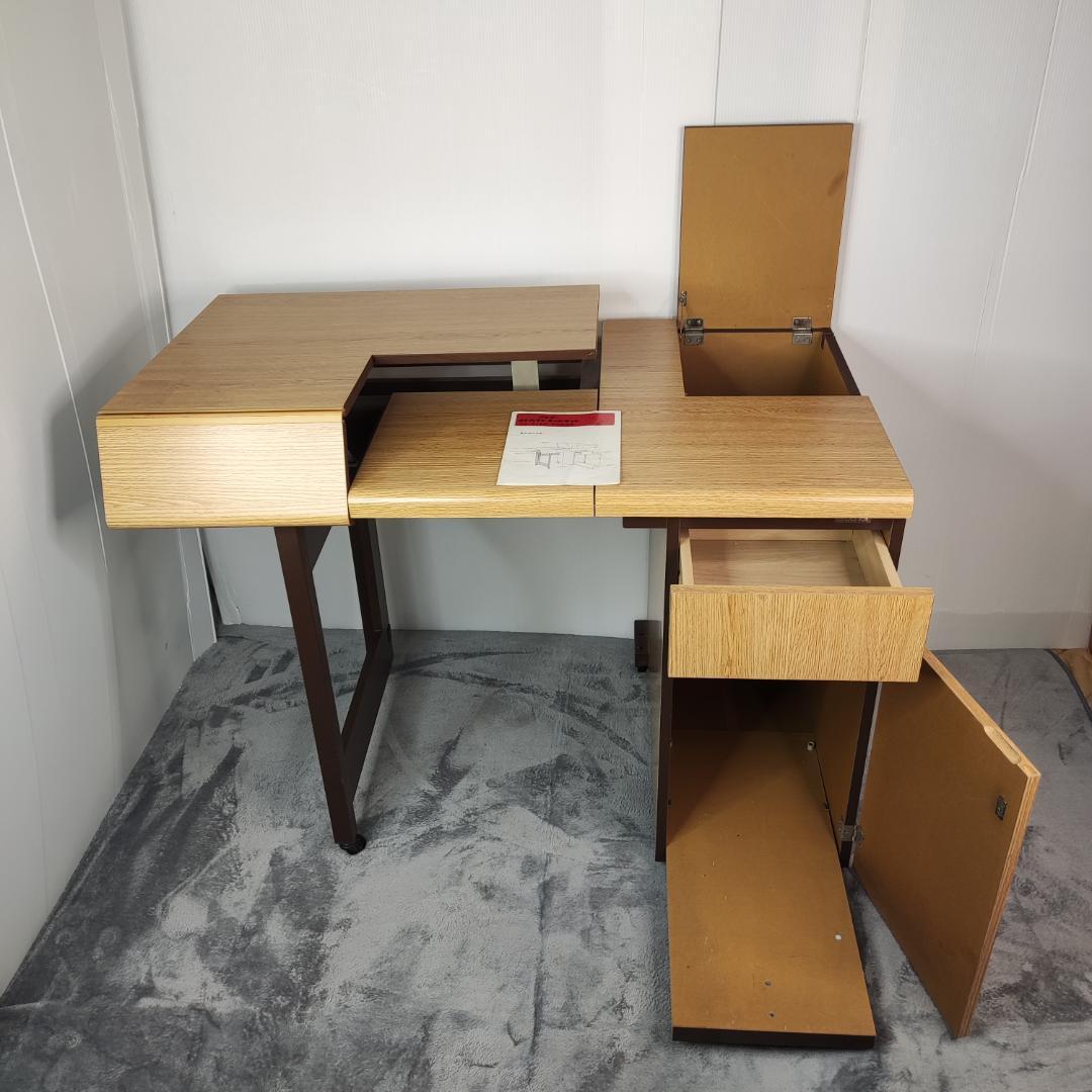 ブラザー工業　ミシン台　折りたたみ式 コンパクトキャビネット　昭和レトロ
