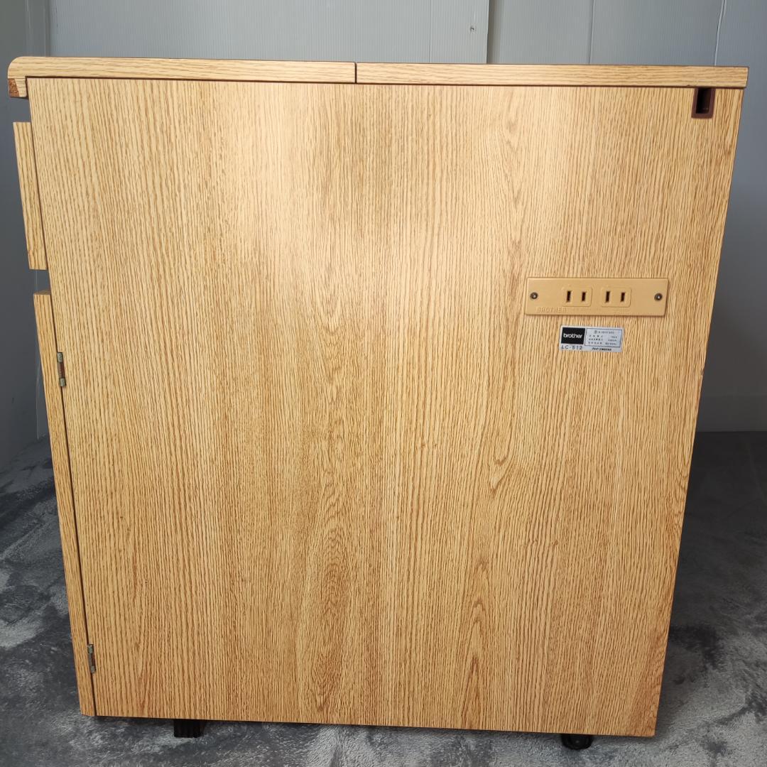 ブラザー工業　ミシン台　折りたたみ式 コンパクトキャビネット　昭和レトロ