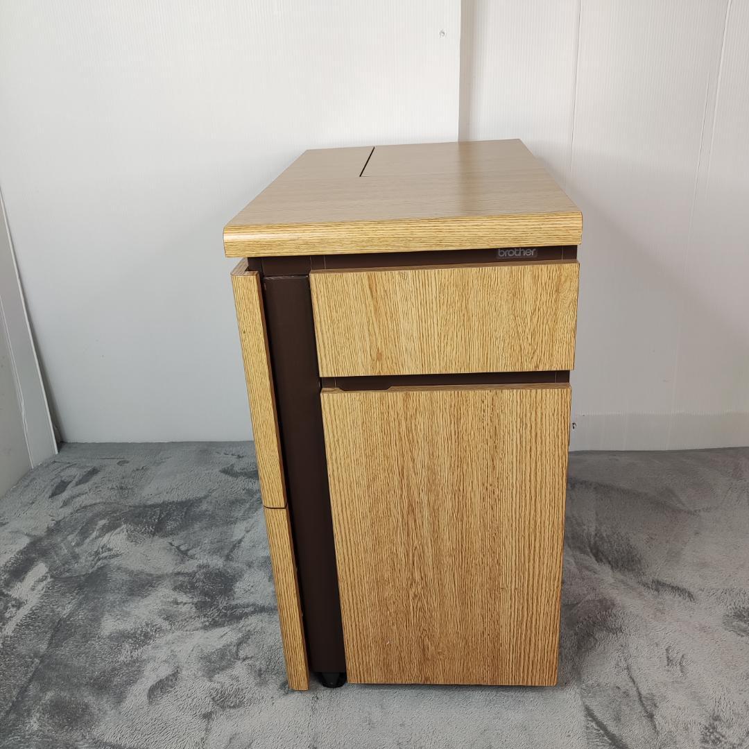 ブラザー工業　ミシン台　折りたたみ式 コンパクトキャビネット　昭和レトロ