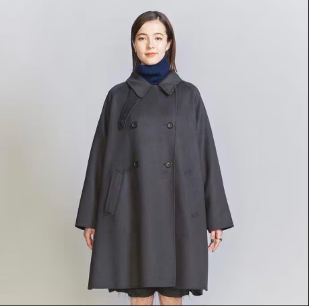 BEAUTY&YOUTH リバーポンチョコート