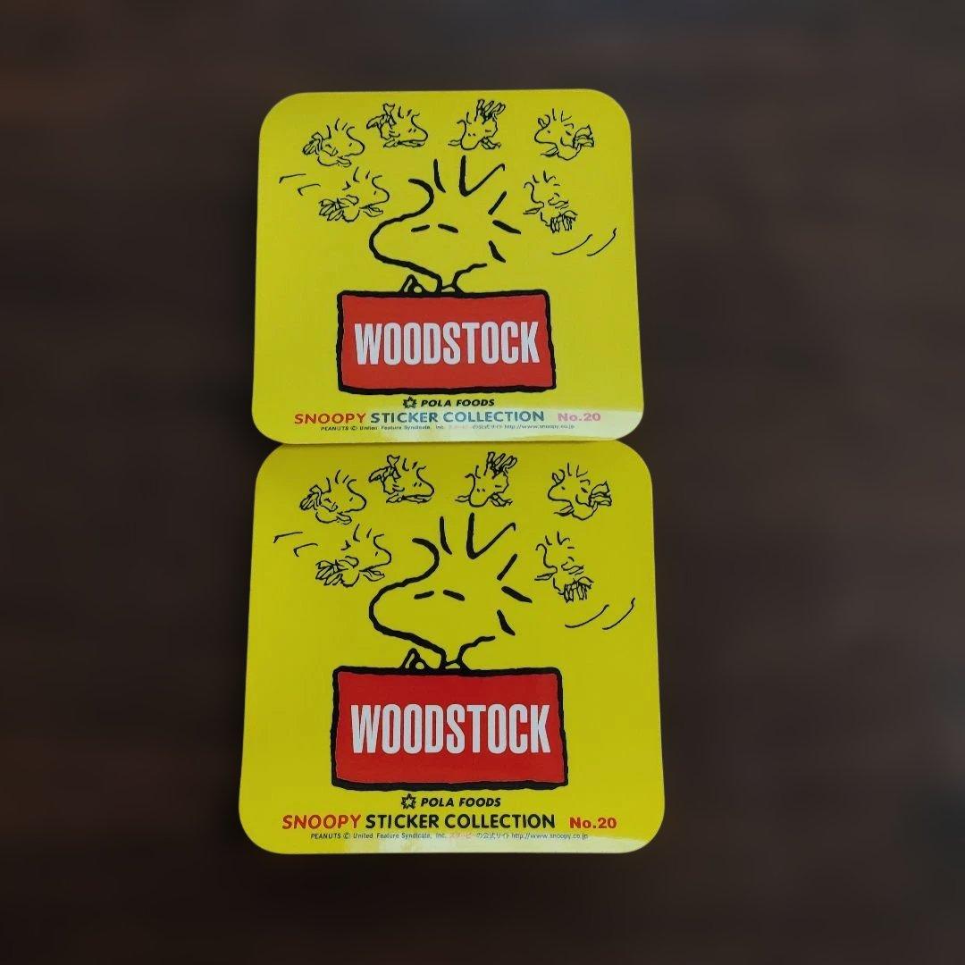 スヌーピー　POLA FOODS　ステッカー