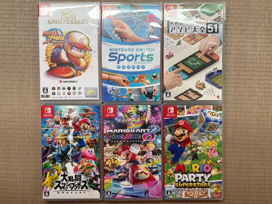 Nintendo Switch 本体 + ゲームソフト6本セット+ジョイコン追加