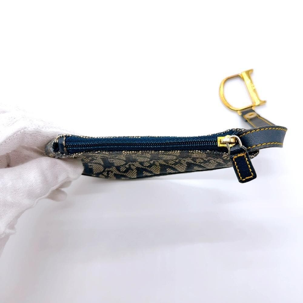 ◇クリスチャンディオール◇キャンバス×レザー/サドル/トロッター/ケース