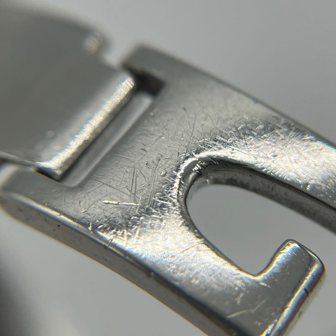 グッチ GUCCI Gカットアウト プレート バングル　SV925