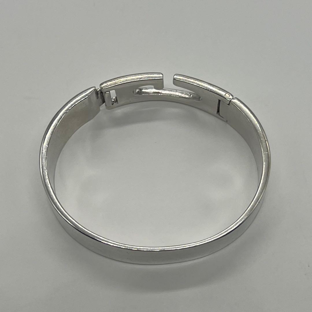 グッチ GUCCI Gカットアウト プレート バングル　SV925