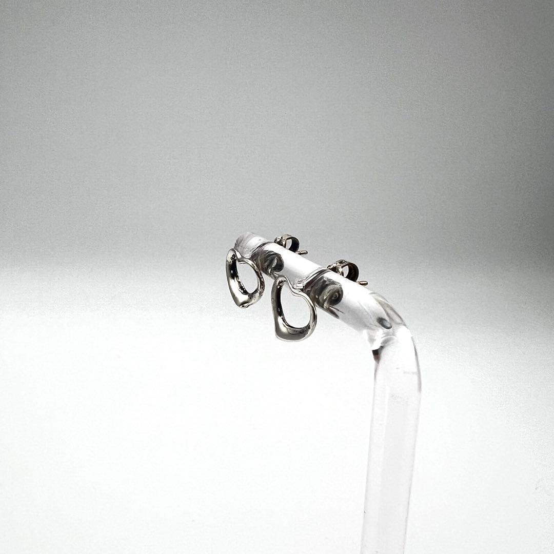 TIFFANY ティファニー オープンハート スタッド ピアス 両耳用
