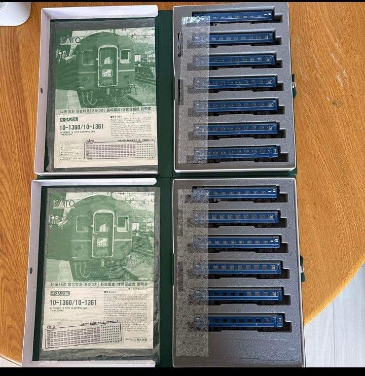KATO　14系15形　寝台特急あかつき 佐世保編成　長崎編成　13両フルセット