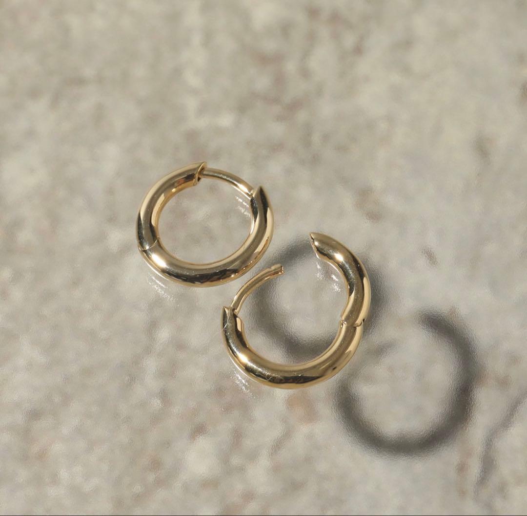 TOMWOOD トムウッドピアスClassicHoopSmall Gold 片方