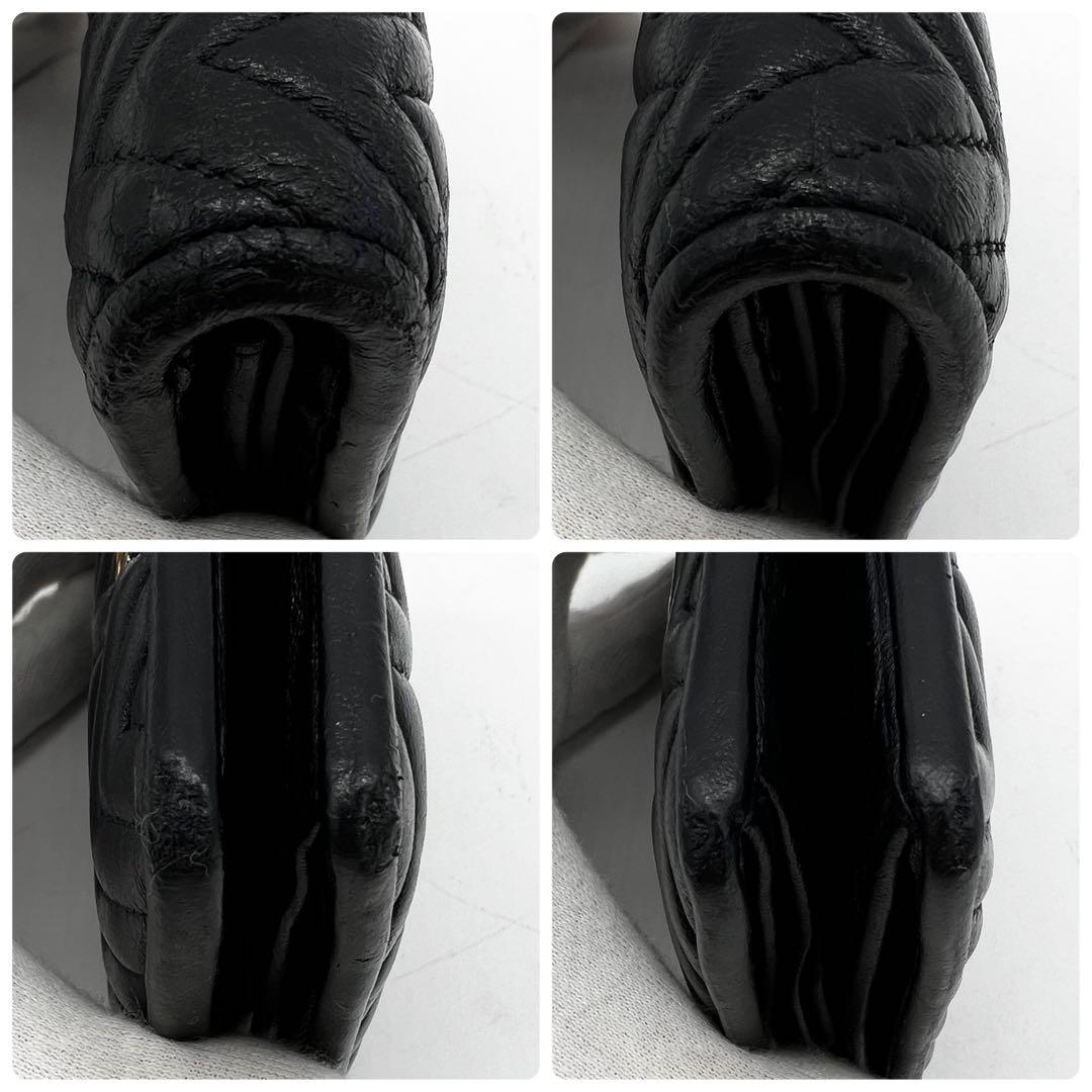 ♡*E様 希少✨ ミュウミュウ 二つ折り財布 ナッパインプトゥーレ キルティング