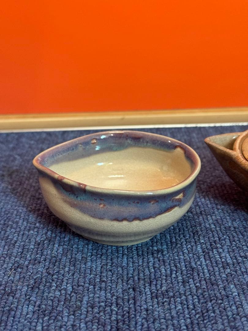 1581 萩焼　宝瓶1客　湯冷やし1客