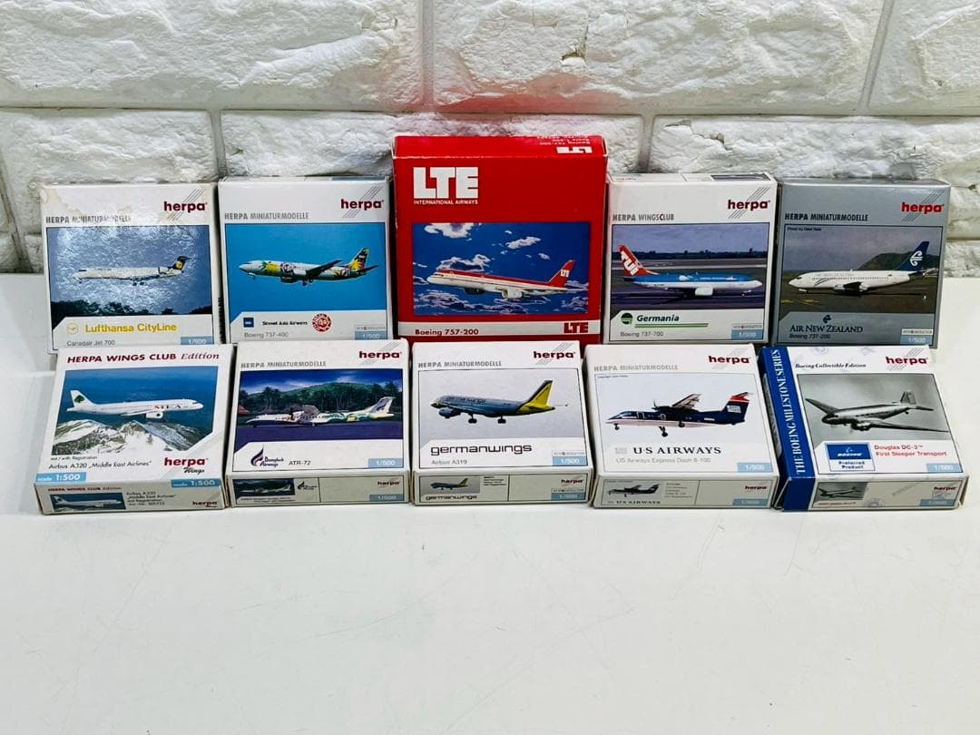 210Z herpa 航空機モデル 10個セット