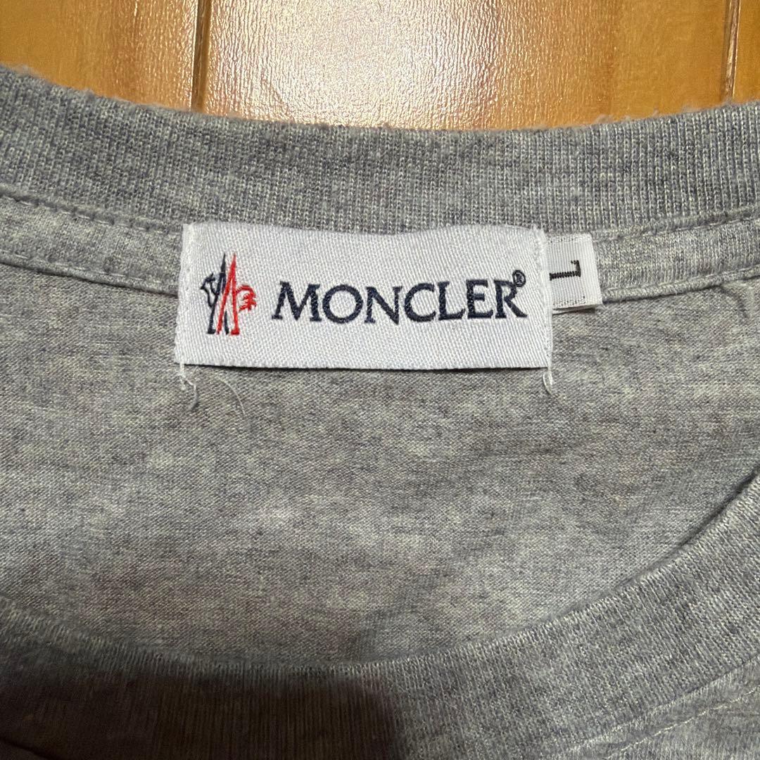MONCLER グレー Tシャツ