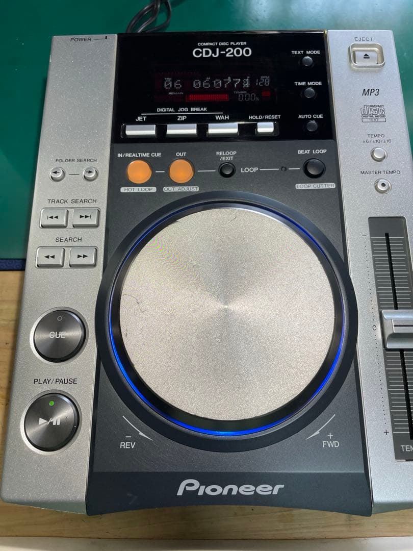 Pioneer dj パイオニア　CDJ-200 レンズクリーニング　電源コード