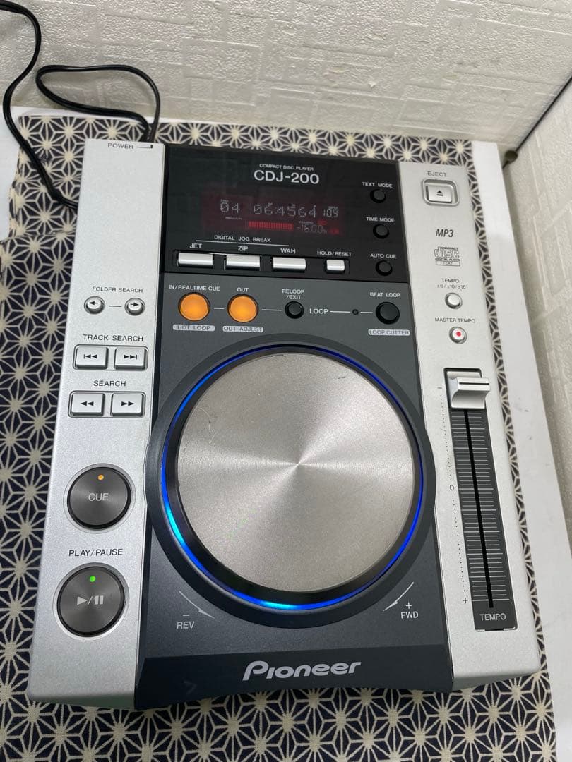 Pioneer dj パイオニア　CDJ-200 レンズクリーニング　電源コード