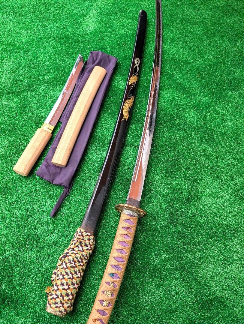 模造刀 模擬刀 短刀 武具 コスプレ 居合刀 置物 小刀 脇差し 　2本セット