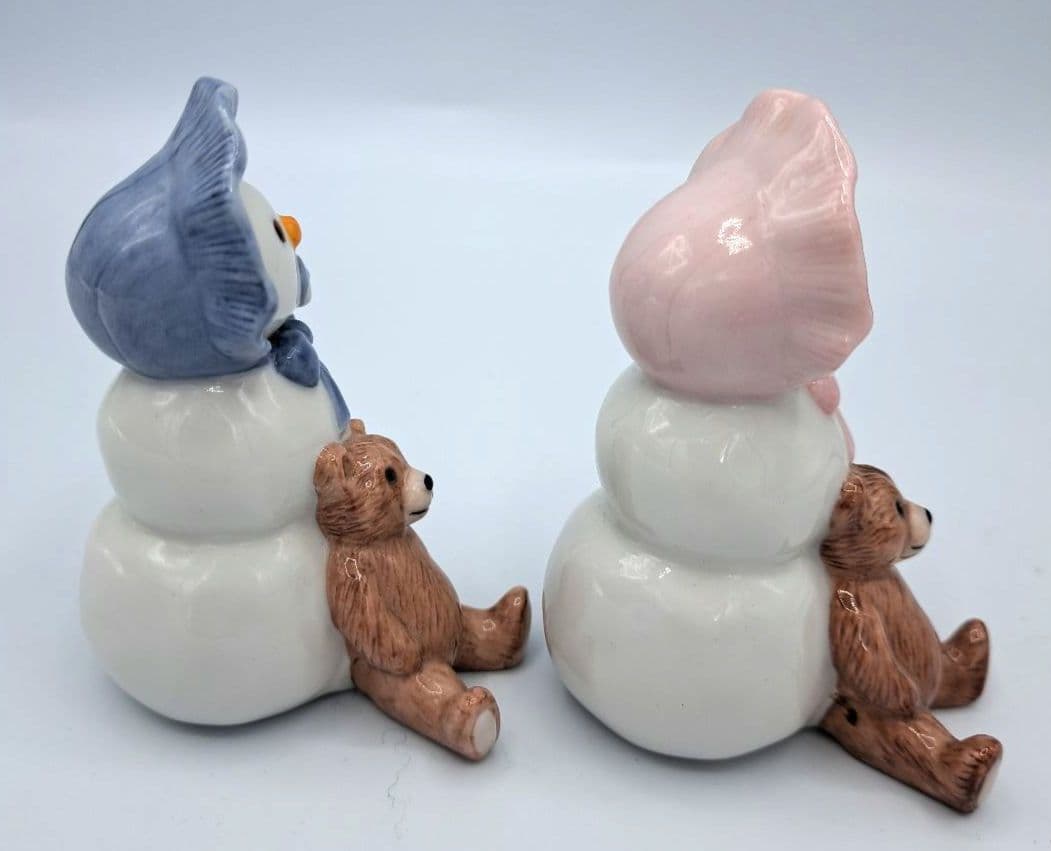 ロイヤルコペンハーゲン　ペア　スノーマン　ベイビー　ベア付き