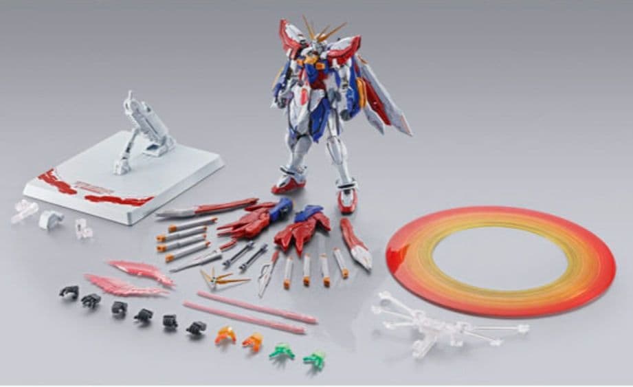 【新品】※交換パーツ付 L BUILD ゴッドガンダム & 弐