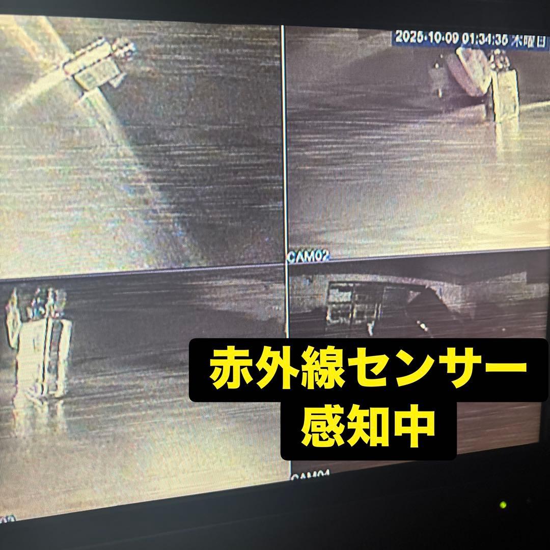 防犯カメラモニター4台セット　安心アナログ