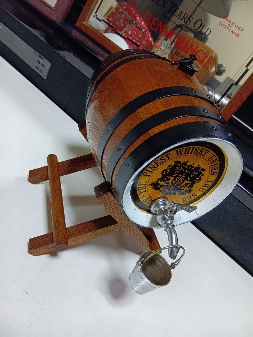 1970's　非売品　サントリー　山﨑蒸留所　初号樽型　店頭備品