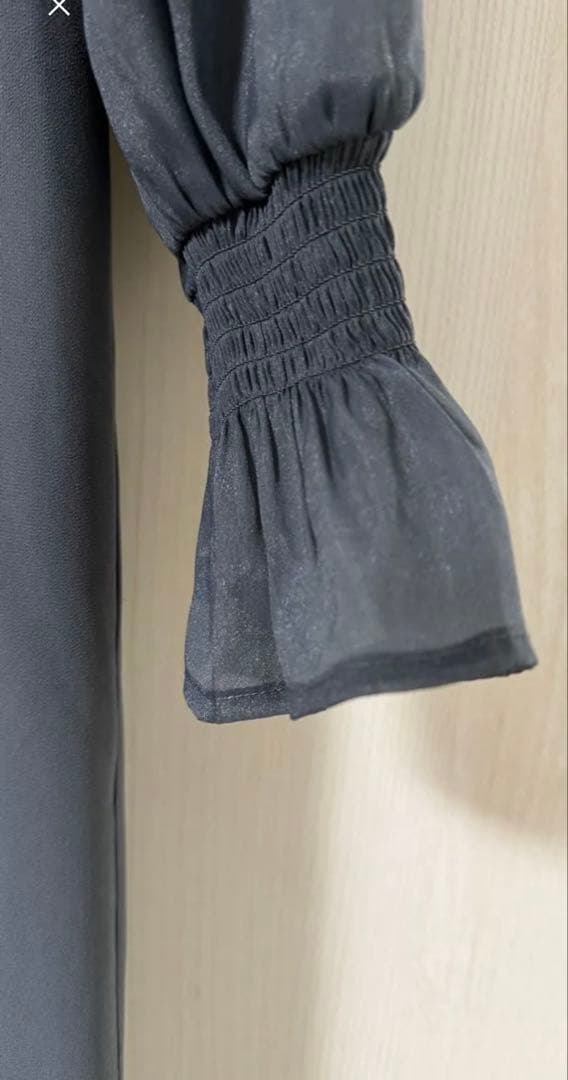 atlo パーティドレス　結婚式　長袖　レディース　披露宴 ドレス シースルー