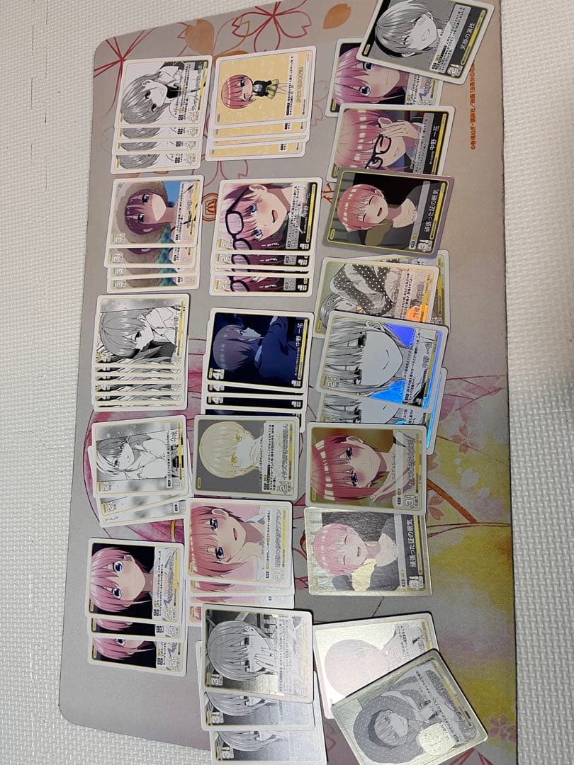 五等分の花嫁カードゲーム引退品まとめ売り　メイン中野一花 中野四葉サインカード