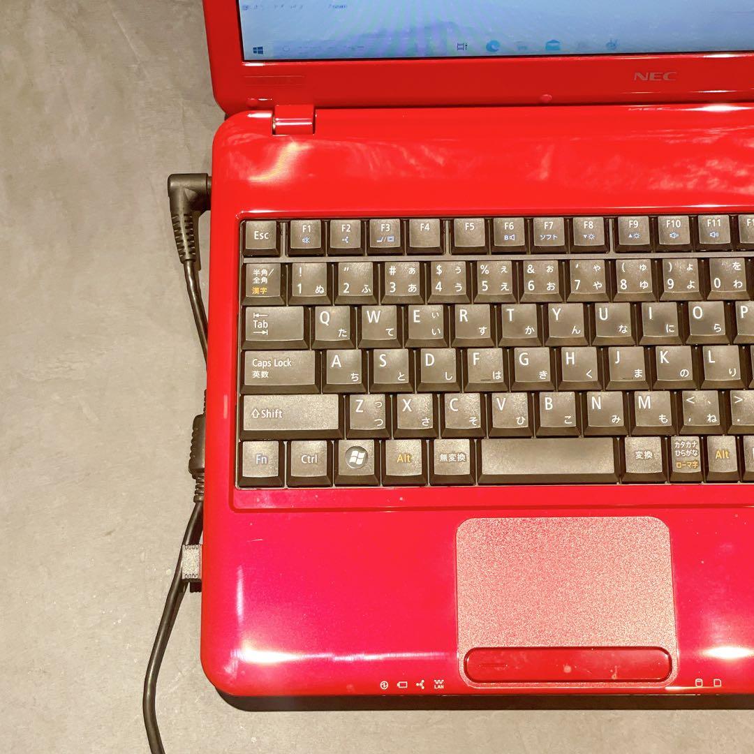 すぐ使える！大人気レッドNECノートパソコン✨オフィス付き✨