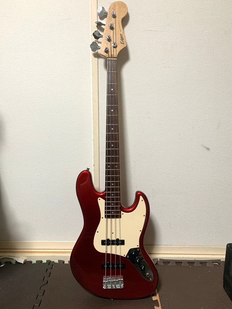 Edgar JB JAZZ BASS ジャズベース ジャズベ 赤 エレキベース