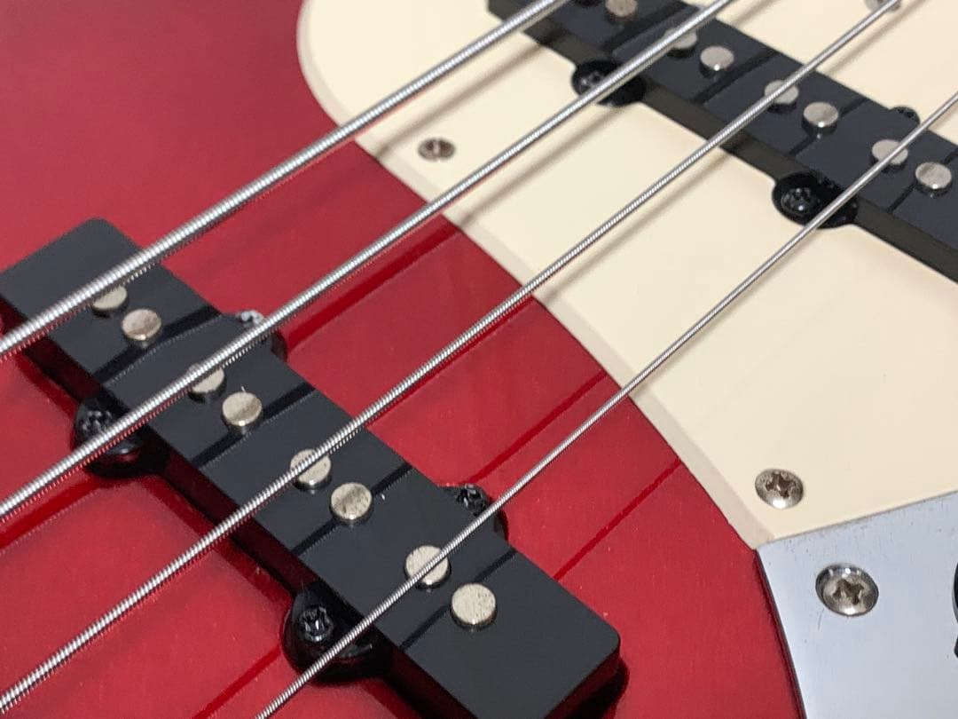 Edgar JB JAZZ BASS ジャズベース ジャズベ 赤 エレキベース