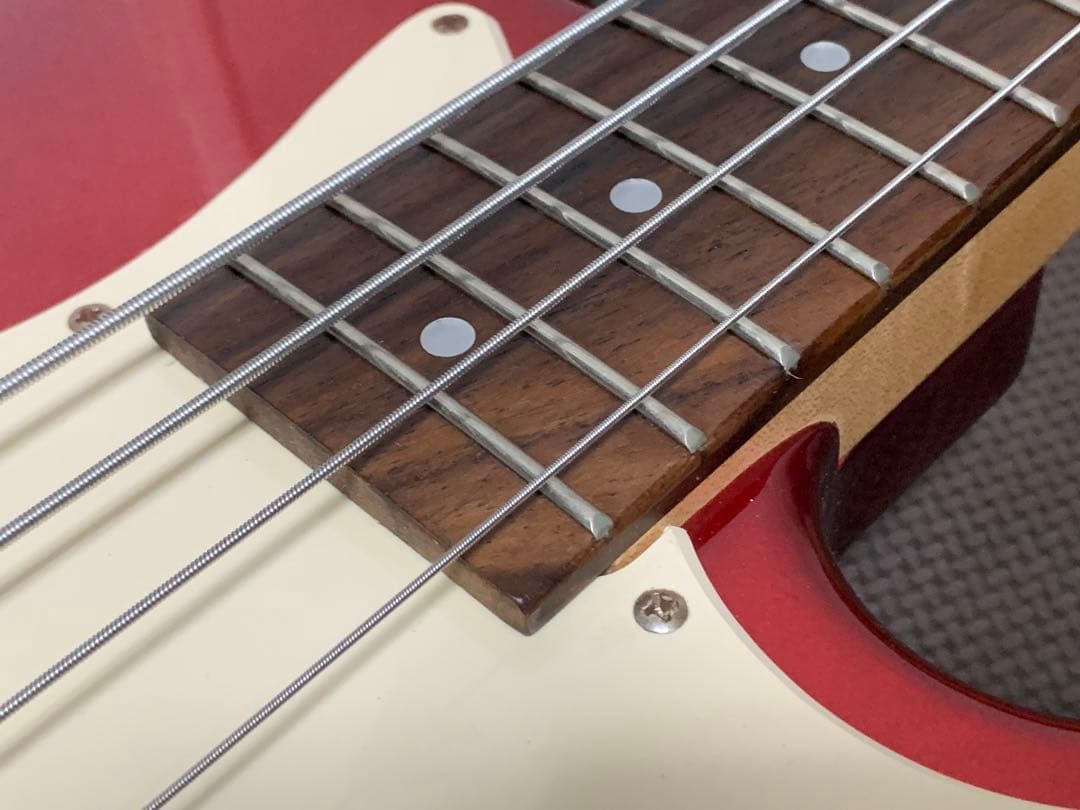 Edgar JB JAZZ BASS ジャズベース ジャズベ 赤 エレキベース