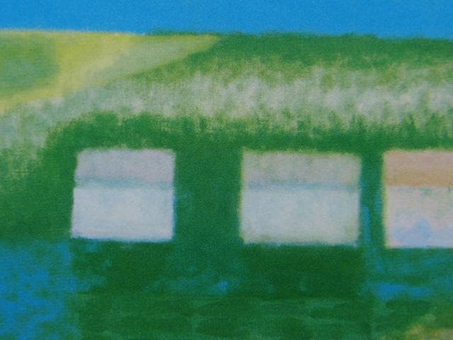 北村綱義、春、希少な画集より、新品高級額・額装付、状態良好