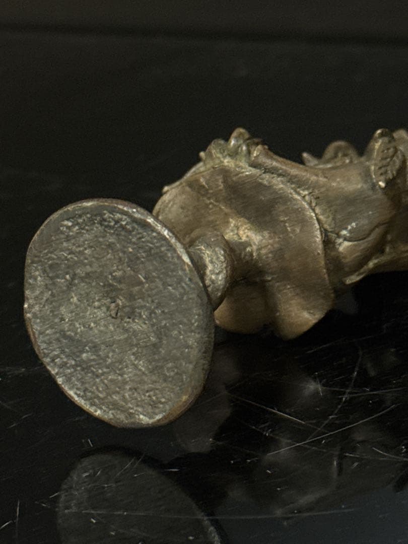 時代 古作 仏教美術 古銅 銅製 小乗仏教 菩薩 梵天像 仏像