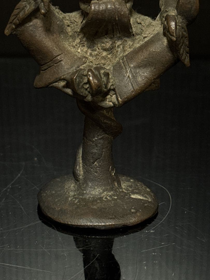 時代 古作 仏教美術 古銅 銅製 小乗仏教 菩薩 梵天像 仏像