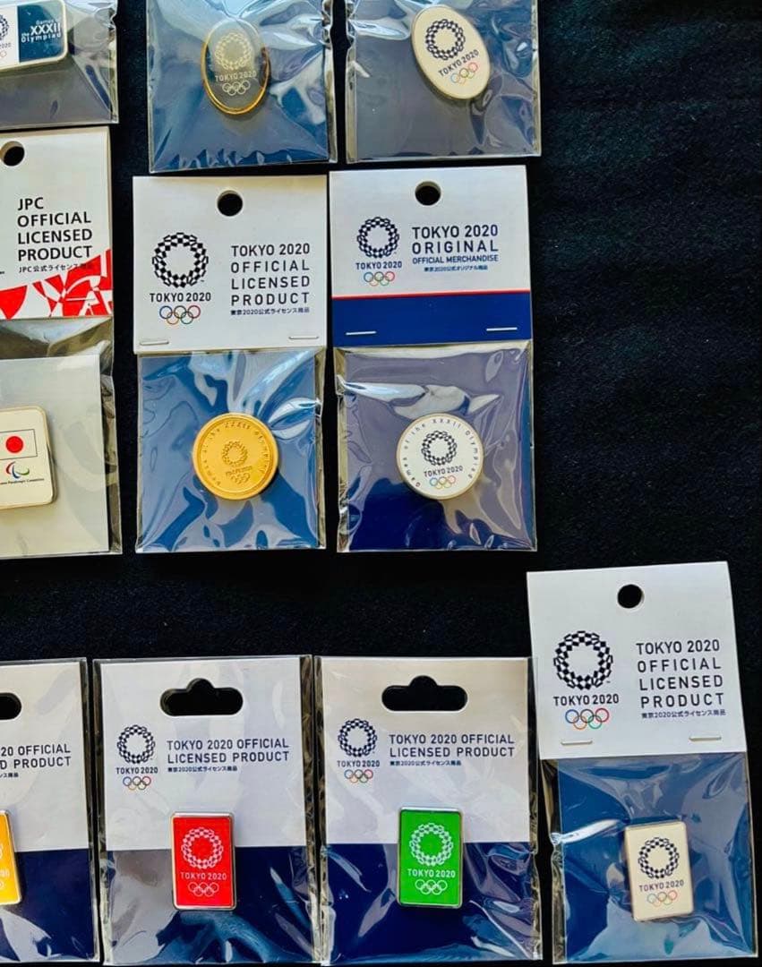 新品未開封品 東京2020公式ライセンスグッズ オリンピックピンバッチ各種22個