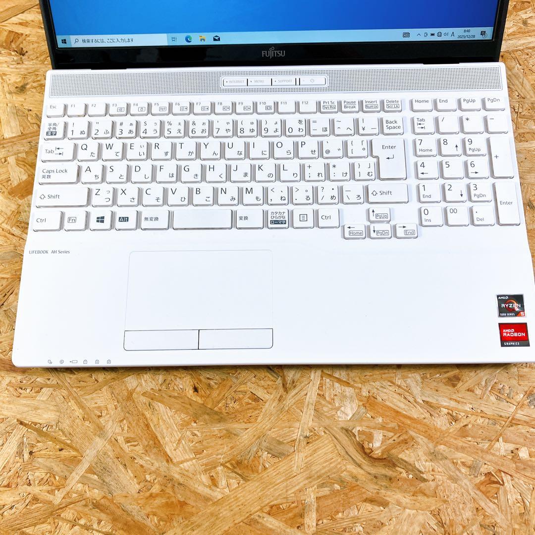 LIFEBOOK WAA/J1 Ryzen5 15.6型 DVD Win11