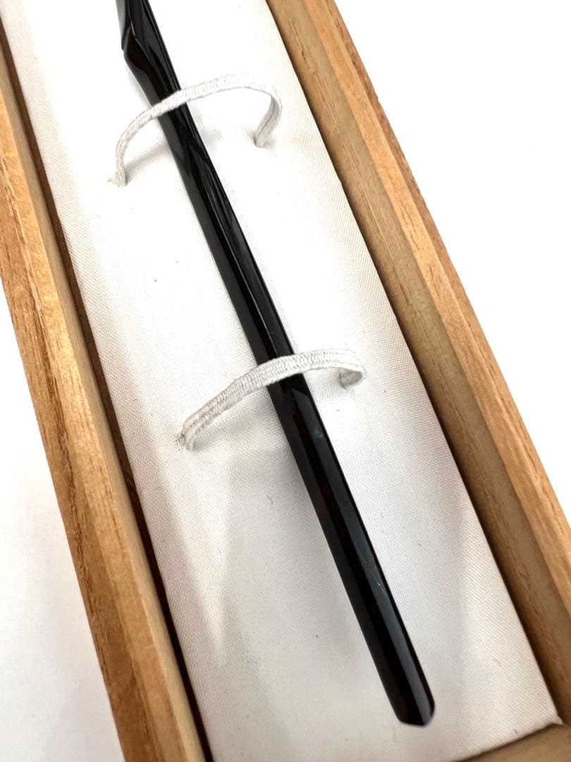 京都祇園　丹羽鼈甲店製　鼈甲茶杓 桐箱入り　未使用　貴重な極美品！