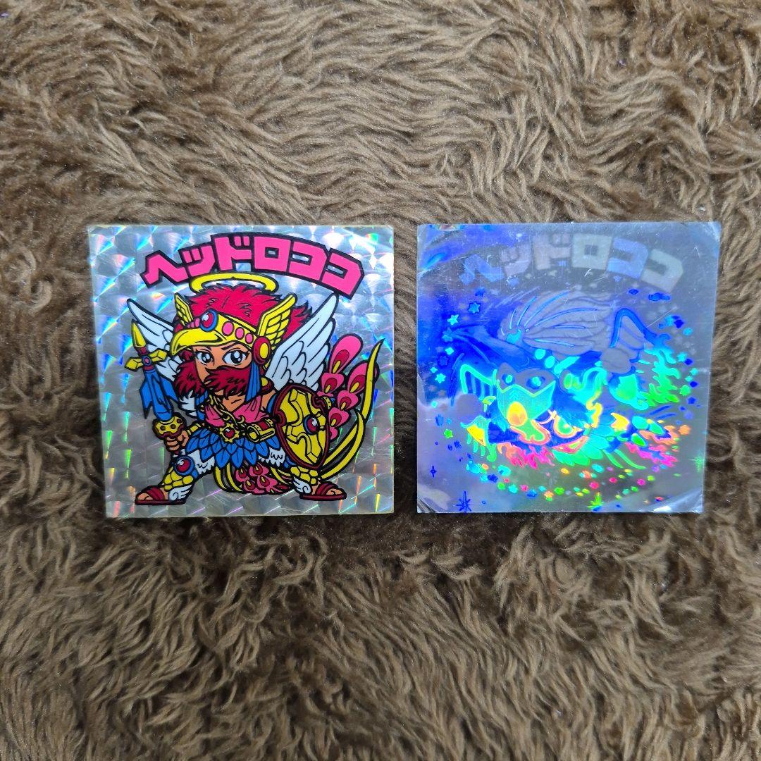 旧ビックリマンシール　第９弾ヘッド　ヘッドロココ　正扇　ホロ