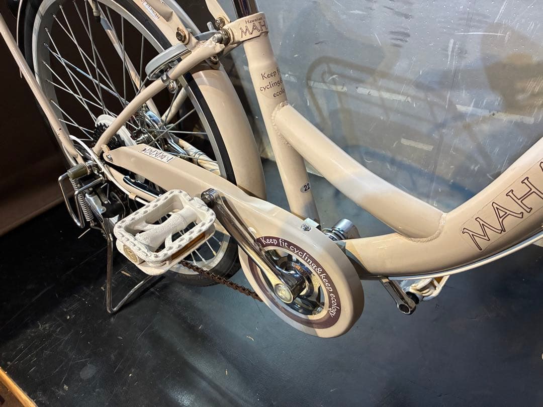 H21 【大阪堺市/取引】中古子ども車 丸石サイクル MAHALO 22インチ