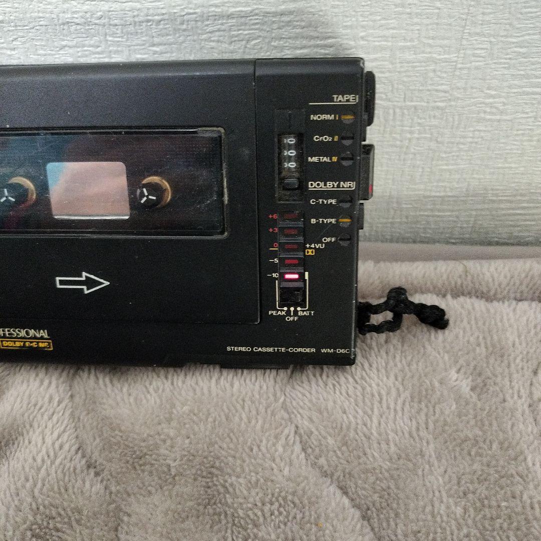 【ジャンク品】SONY WM-D6 カセットウォークマン プロフェッショナル