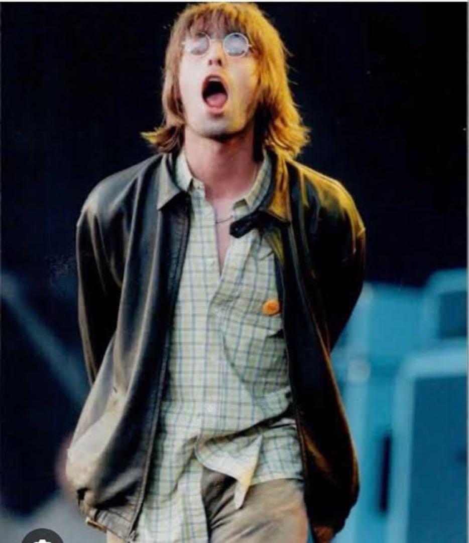 希少 リアムギャラガー着 90s Ralph Lauren レザージャケット