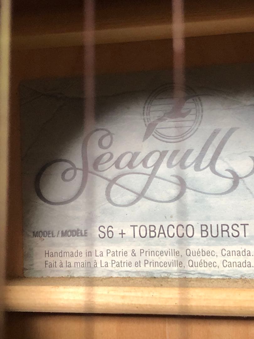 アコギ 中古 Seagull S6 + Tobacco Burst