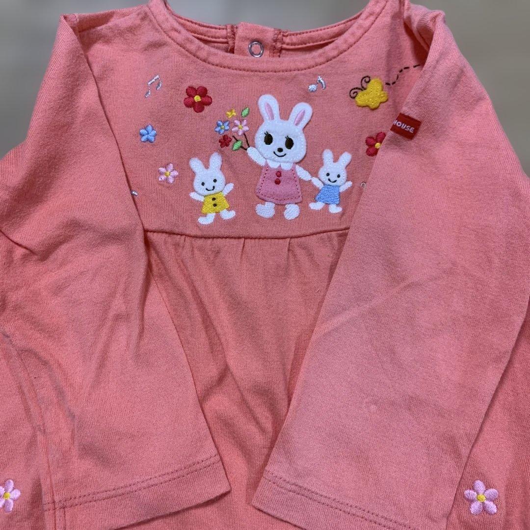 専用です。ミキハウス　長袖Tシャツ　サイズ80 女の子　まとめ売り