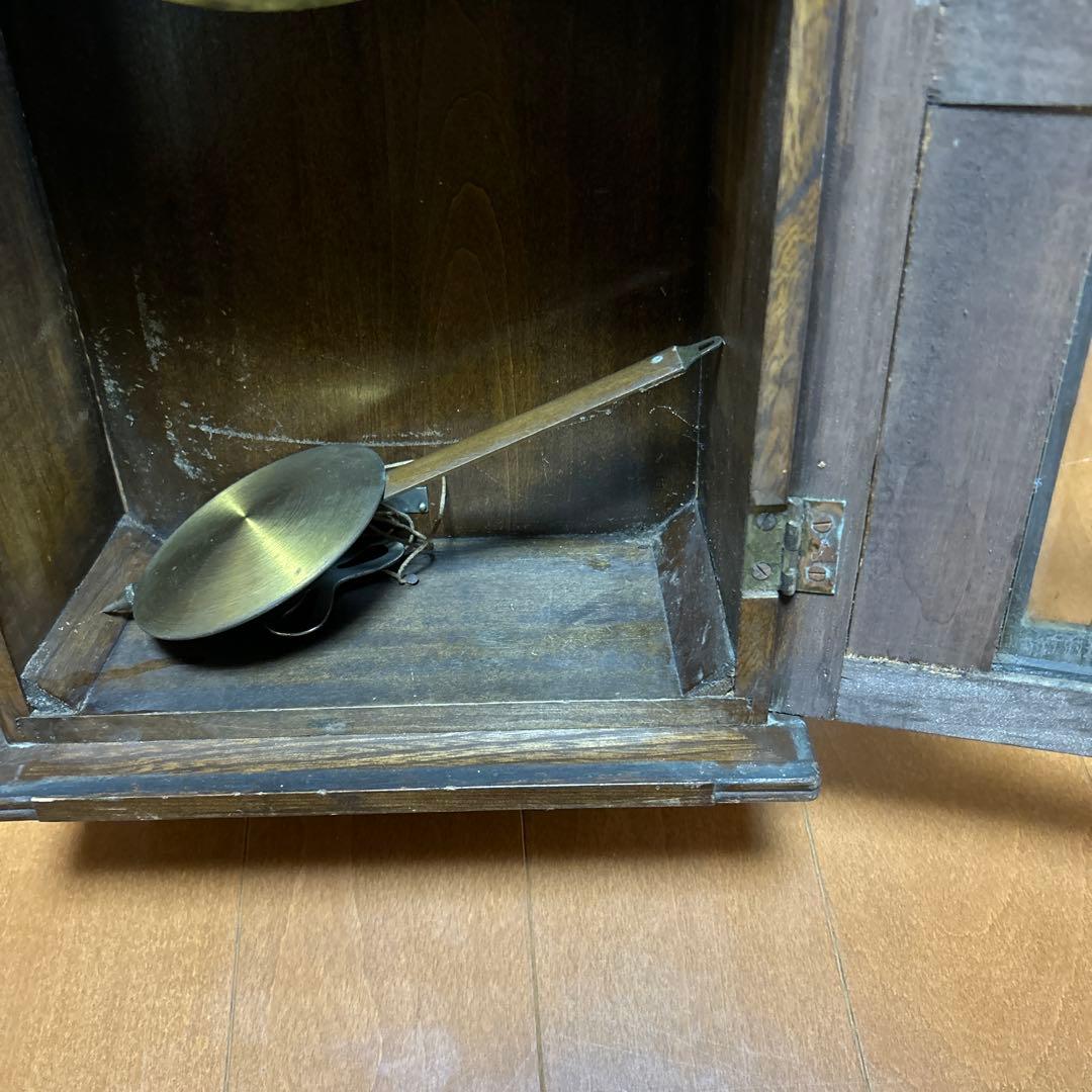 SEIKOSHA木製掛時計 振り子付き