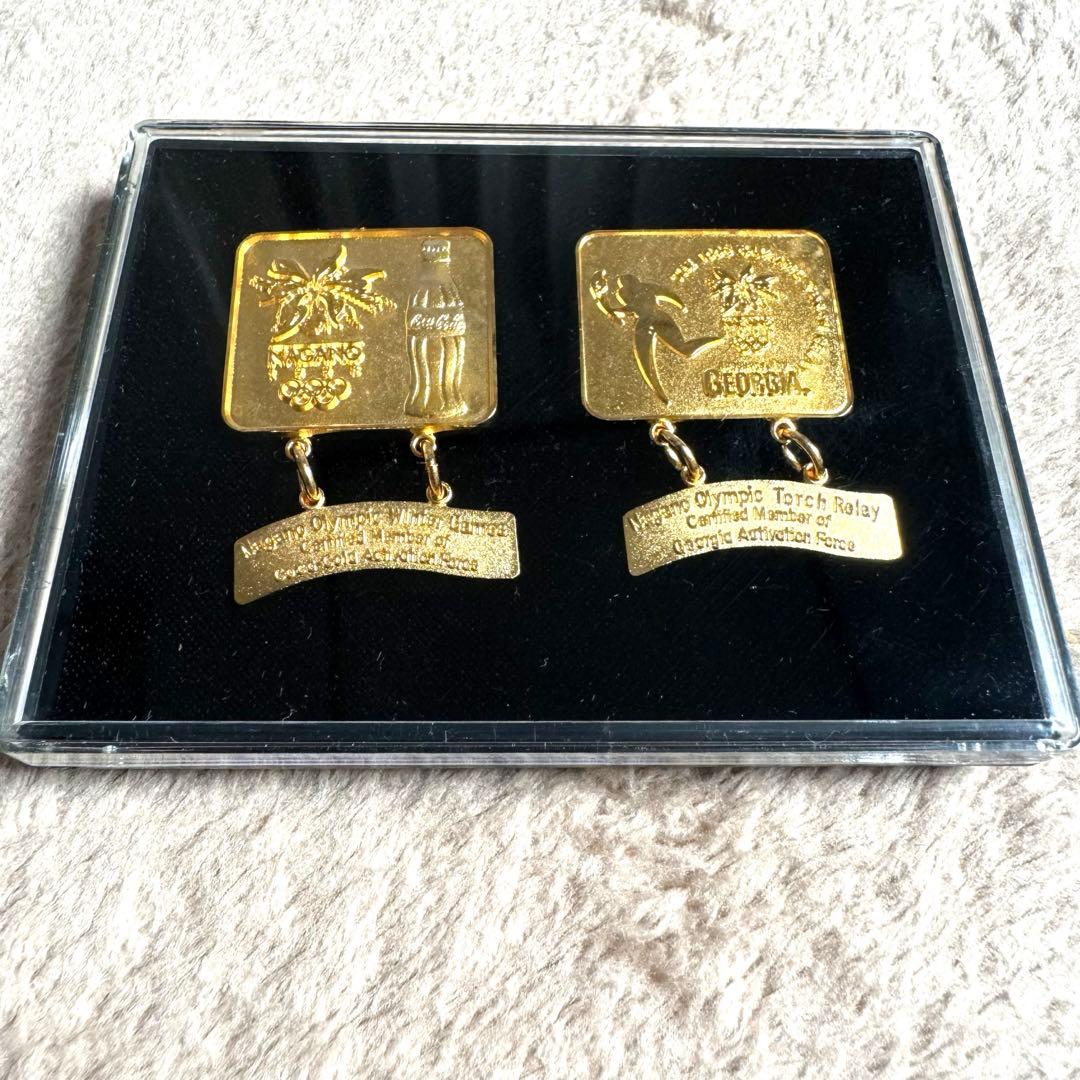 【超希少未使用品】コカコーラ 1998年長野オリンピック 限定ピンバッジセット