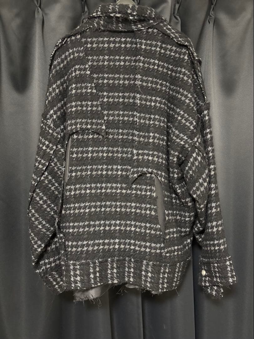 【定価129,800円】サルバム　ショートツイードブルゾン　サイズM