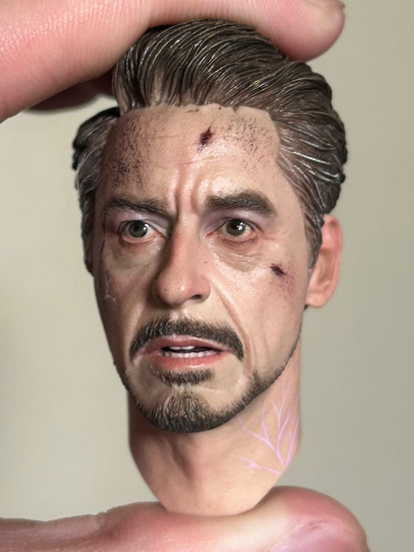 1/6 アイアンマン　トニー　アベンジャーズ　エンドゲーム　カスタムヘッド