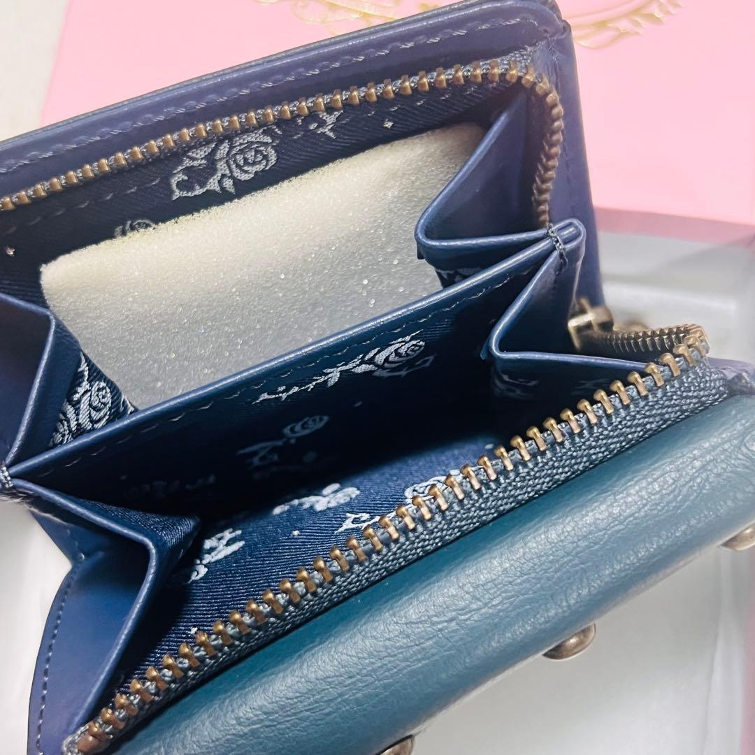 アイカツ!　ゴシックヴィクトリア　白銀リリィ　本革三つ折り財布